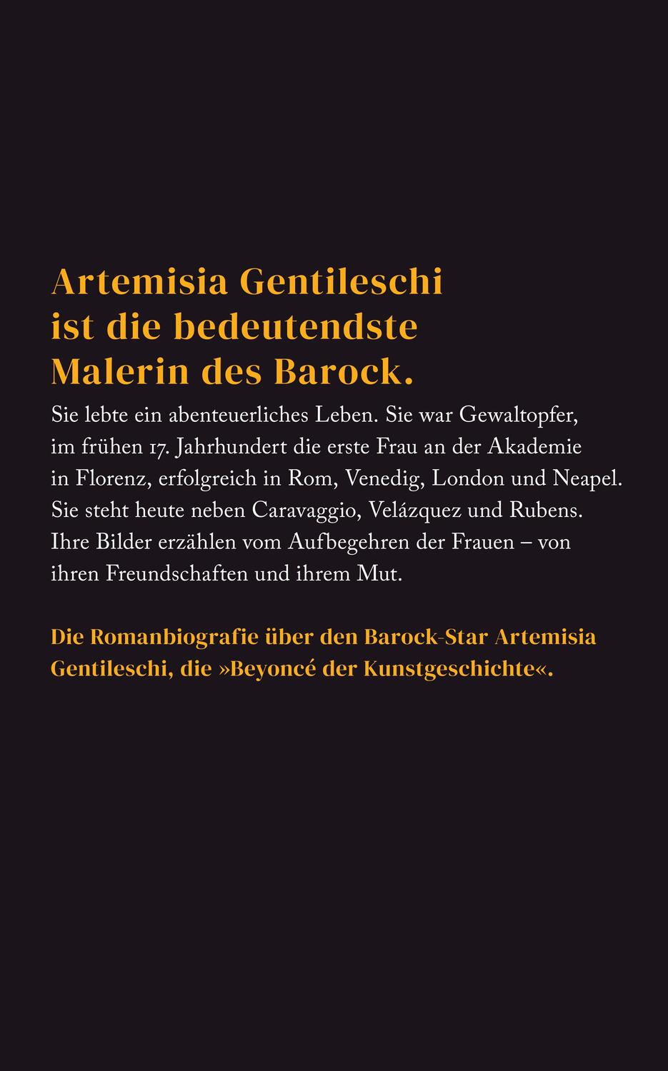 Rückseite: 9783458683490 | Artemisia Gentileschi und Der Zorn der Frauen | Gabriela Jaskulla