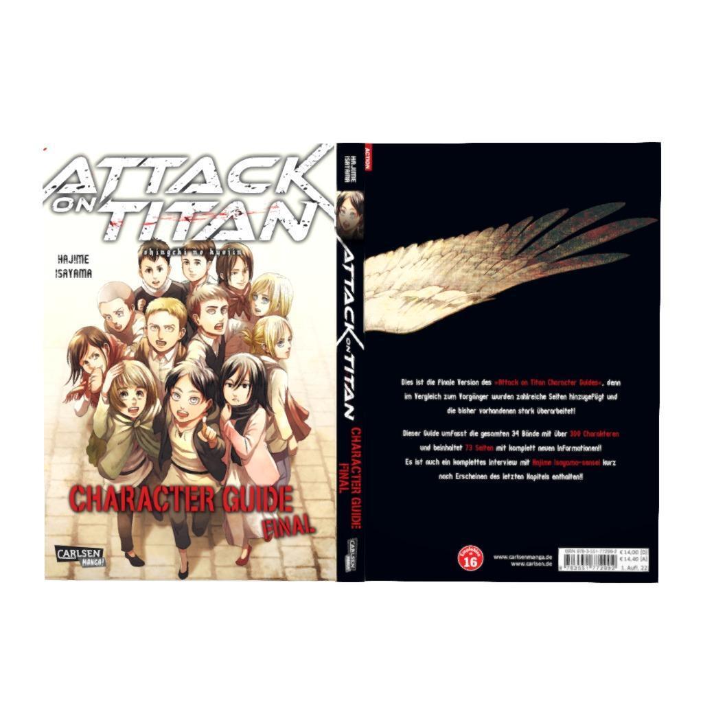 Bild: 9783551772992 | Attack on Titan: Character Guide Final | Hajime Isayama | Taschenbuch
