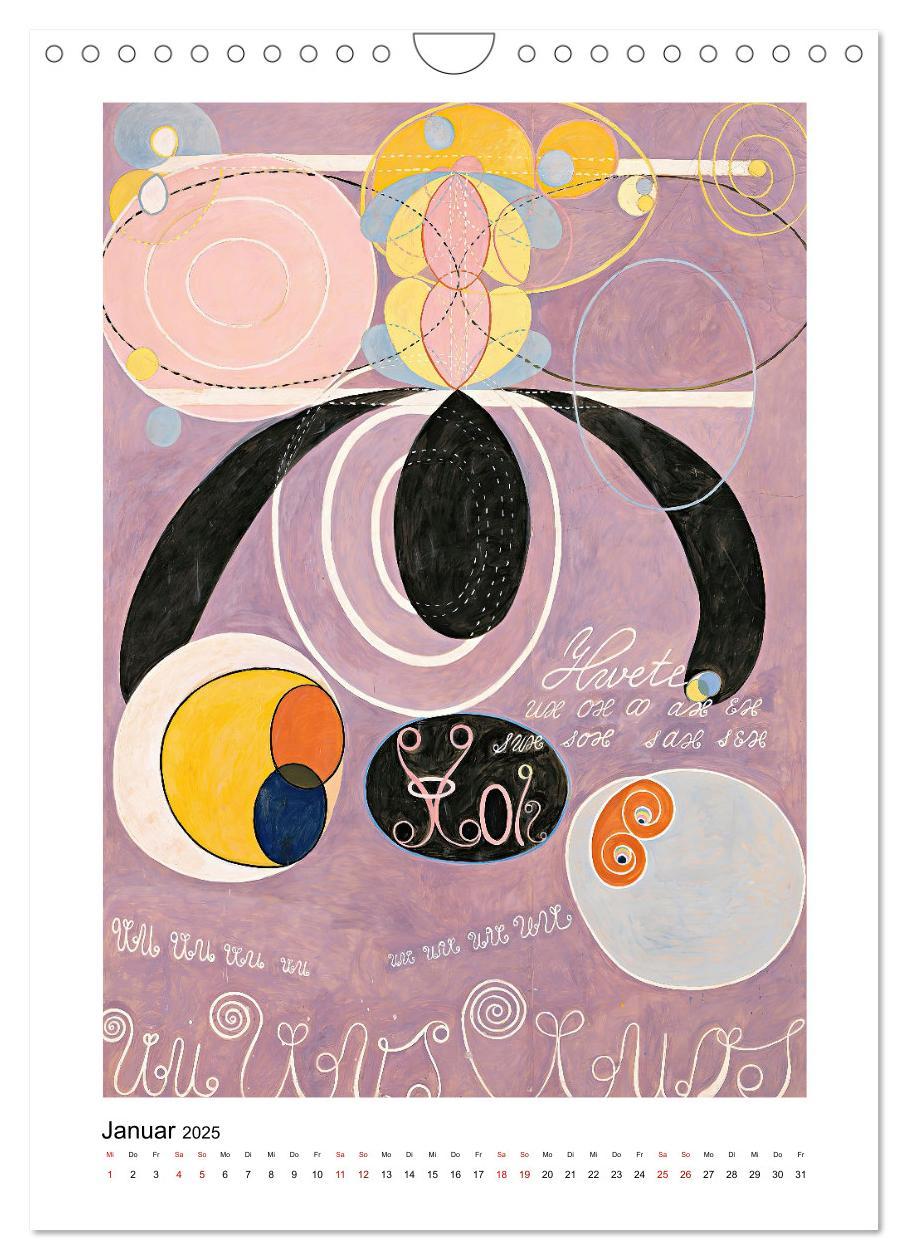 Bild: 9783383959493 | Hilma af Klint - Ein Jahr voller mystischer Kunst (Wandkalender...