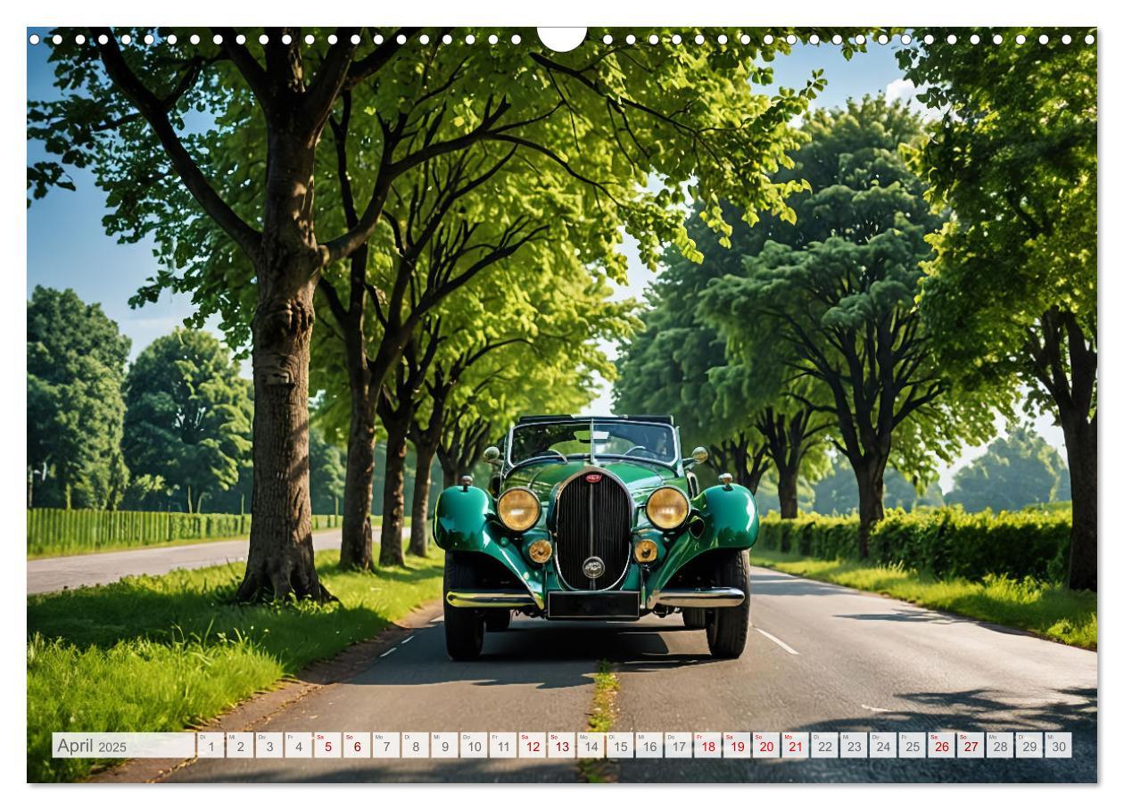 Bild: 9783457137611 | Virtual Classic Cars (Wandkalender 2025 DIN A3 quer), CALVENDO...