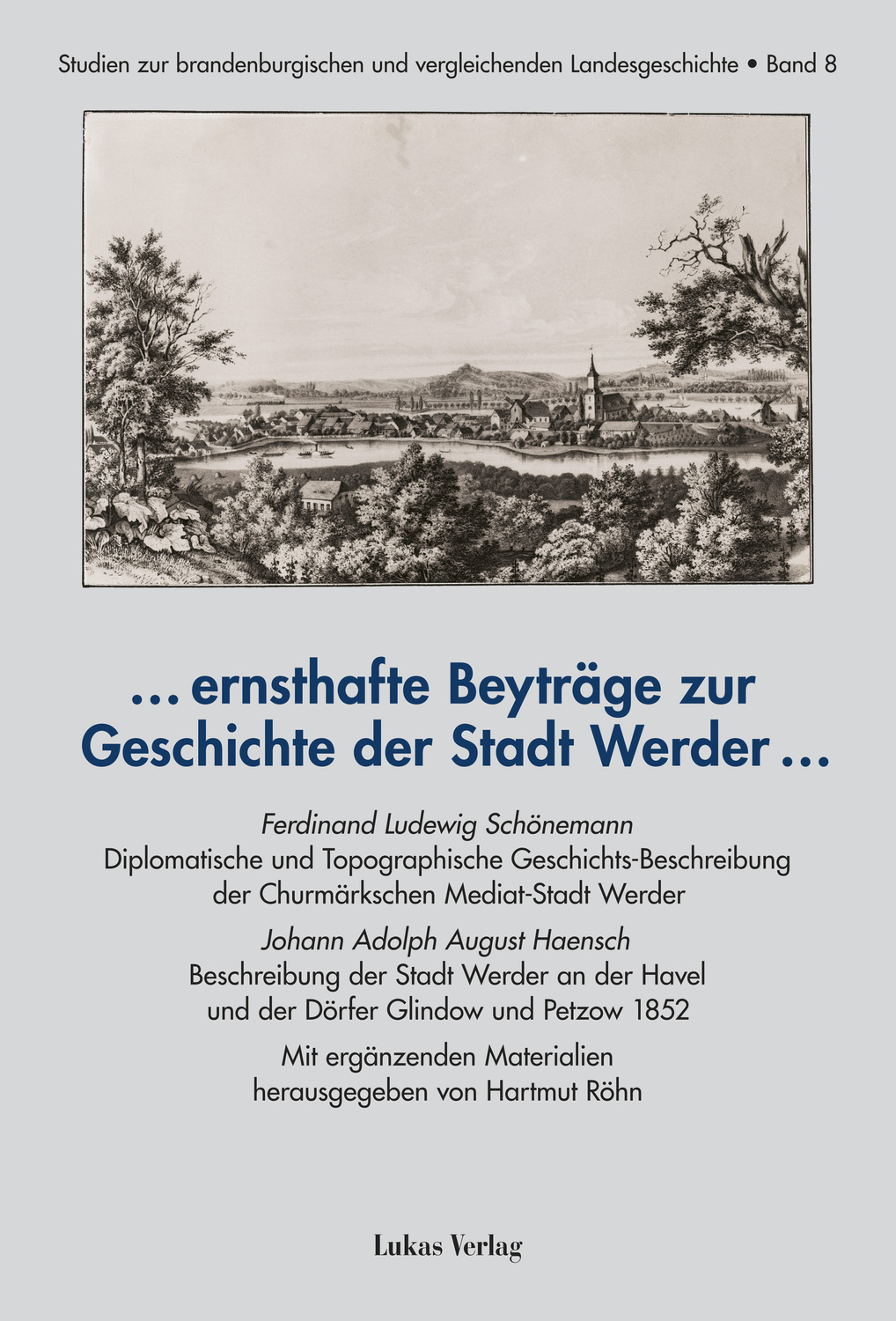 Cover: 9783867321396 | ...ernsthafte Beyträge zur Geschichte der Stadt Werder... | Buch