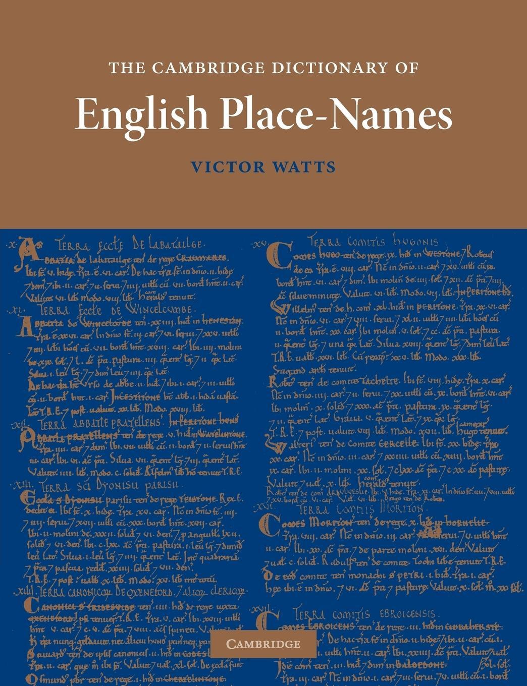 Cover: 9780521168557 | The Cambridge Dictionary of English Place-Names | Victor Watts | Buch