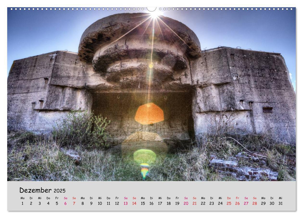 Bild: 9783435645381 | Bunker Zeitzeugen der Geschichte (Wandkalender 2025 DIN A2 quer),...