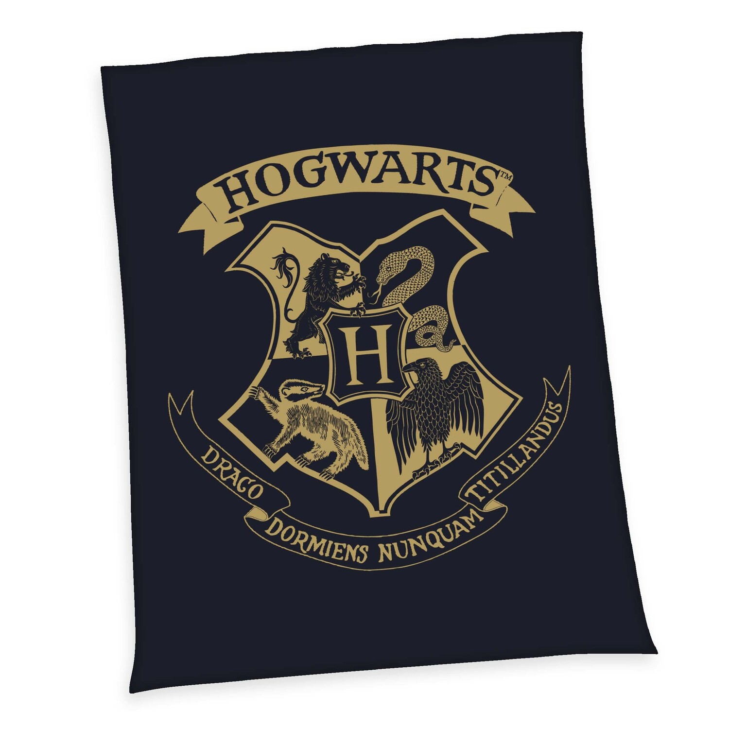 Cover: 4006891960450 | Klaus Herding - Harry Potter Decke dunkelblau 150200 cm | Harry Potter