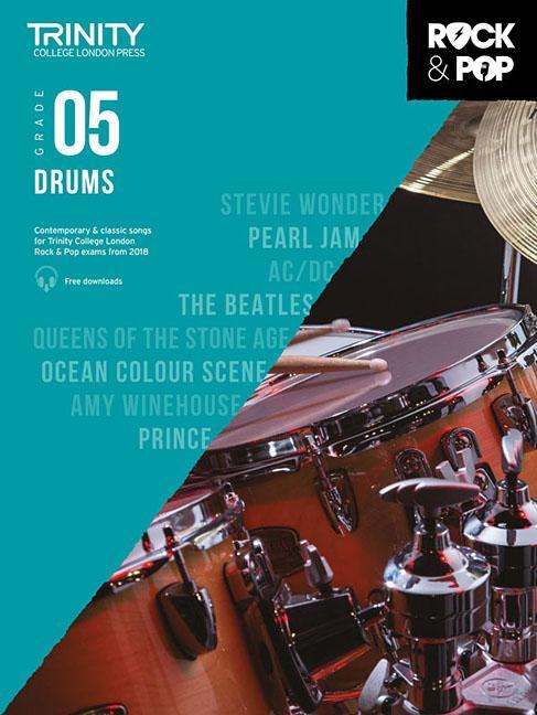 Cover: 9780857366436 | Trinity College London Rock &amp; Pop 2018 Drums Grade 5 | Broschüre