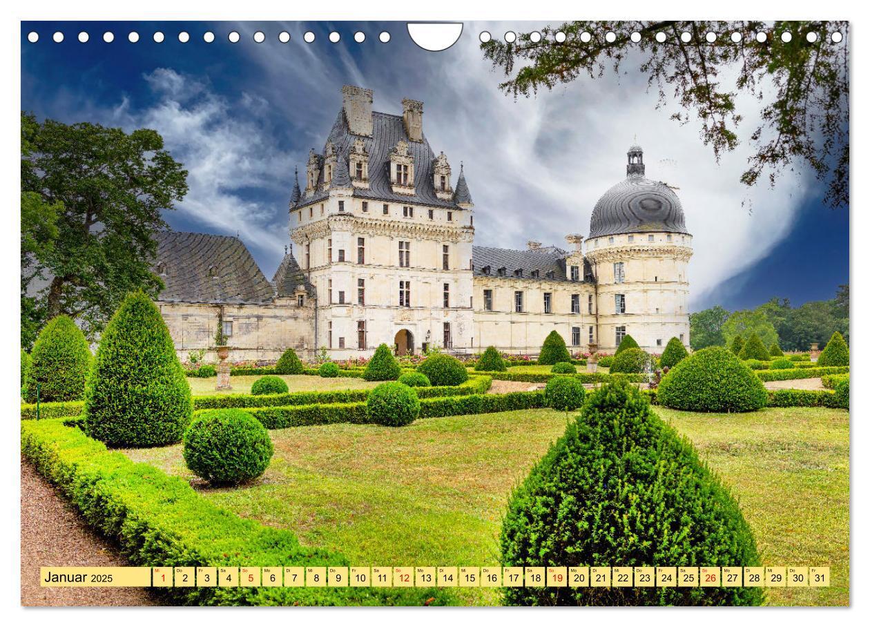 Bild: 9783383800276 | Châteaux. Im Tal der Loire (Wandkalender 2025 DIN A4 quer),...