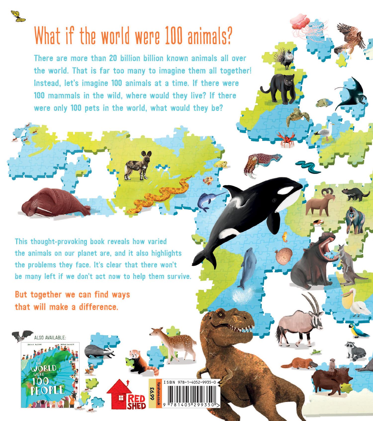 Rückseite: 9781405299350 | If the World Were 100 Animals | Miranda Smith | Taschenbuch | Englisch