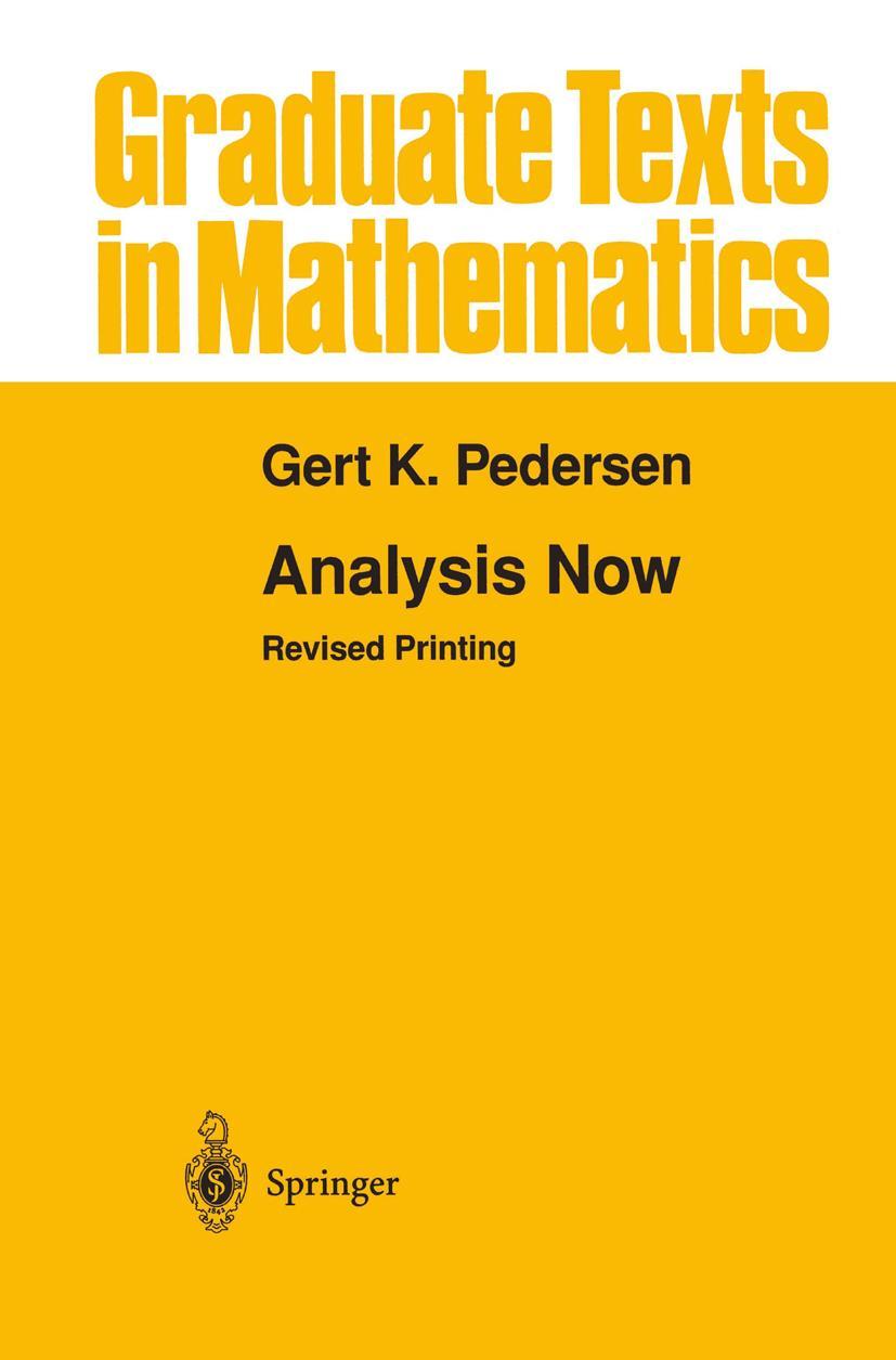 Cover: 9780387967882 | Analysis Now | Gert K. Pedersen | Buch | xiv | Englisch | 1988