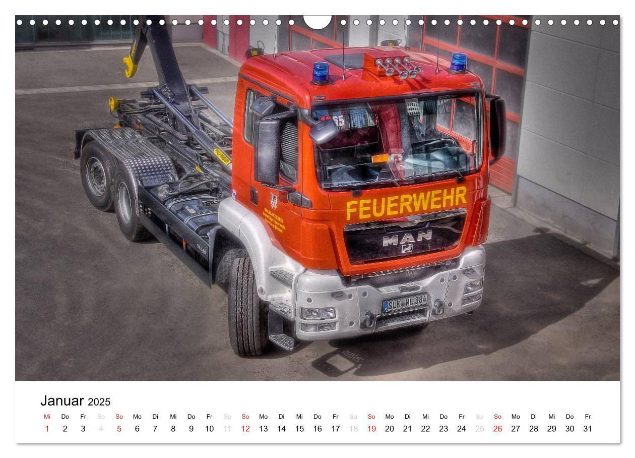 Bild: 9783435637539 | Feuerwehr im Bernburger Land (Wandkalender 2025 DIN A3 quer),...