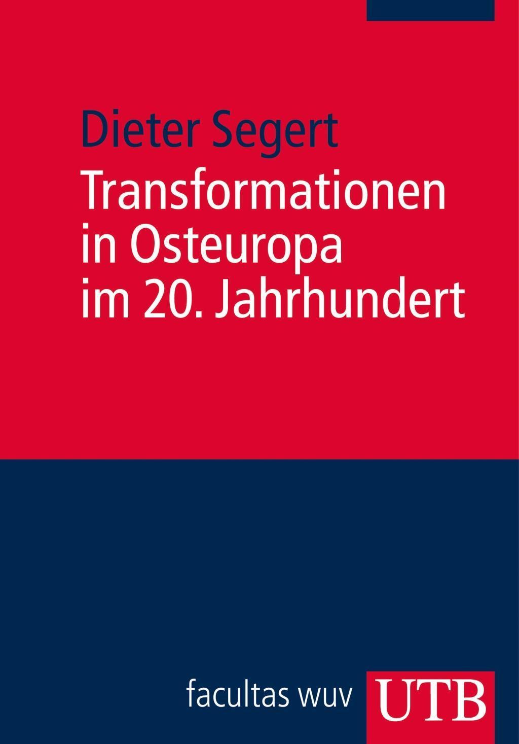 Cover: 9783825239831 | Transformationen in Osteuropa im 20. Jahrhundert | Dieter Segert