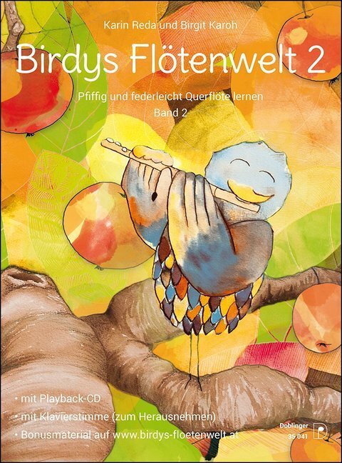 Cover: 9783902667663 | Birdys Flötenwelt, m. Audio-CD. Bd.2 | Karin Reda (u. a.) | 2017