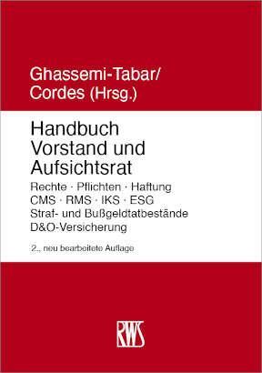Cover: 9783814590462 | Handbuch Vorstand und Aufsichtsrat | Nima Ghassemi-Tabar (u. a.)