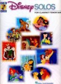Cover: 9780634000683 | Disney Solos for Clarinet/Tenor Sax - Play Along with a Full...