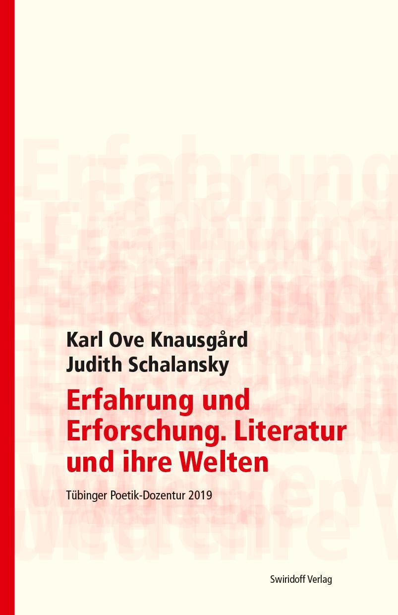 Cover: 9783899294095 | Erfahrung und Erforschung. Literatur und ihre Welten | Taschenbuch