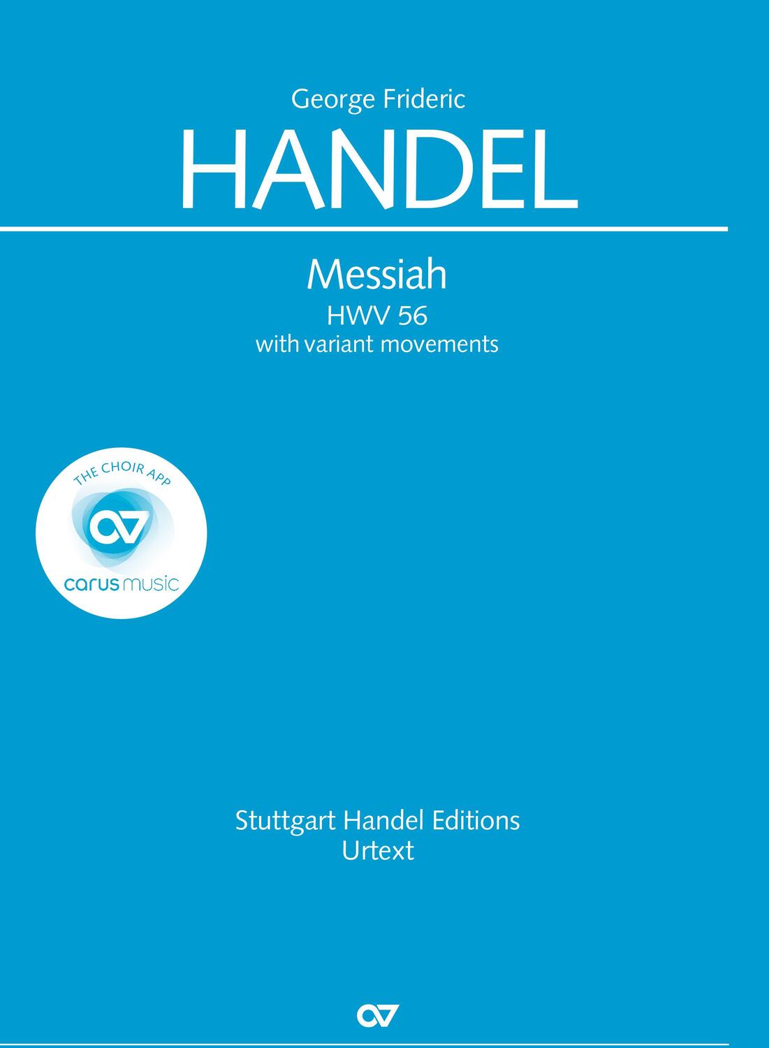 Cover: 9790007093853 | Messiah (Klavierauszug deutsch) | mit Variantensätzen. HWV 56, 1742