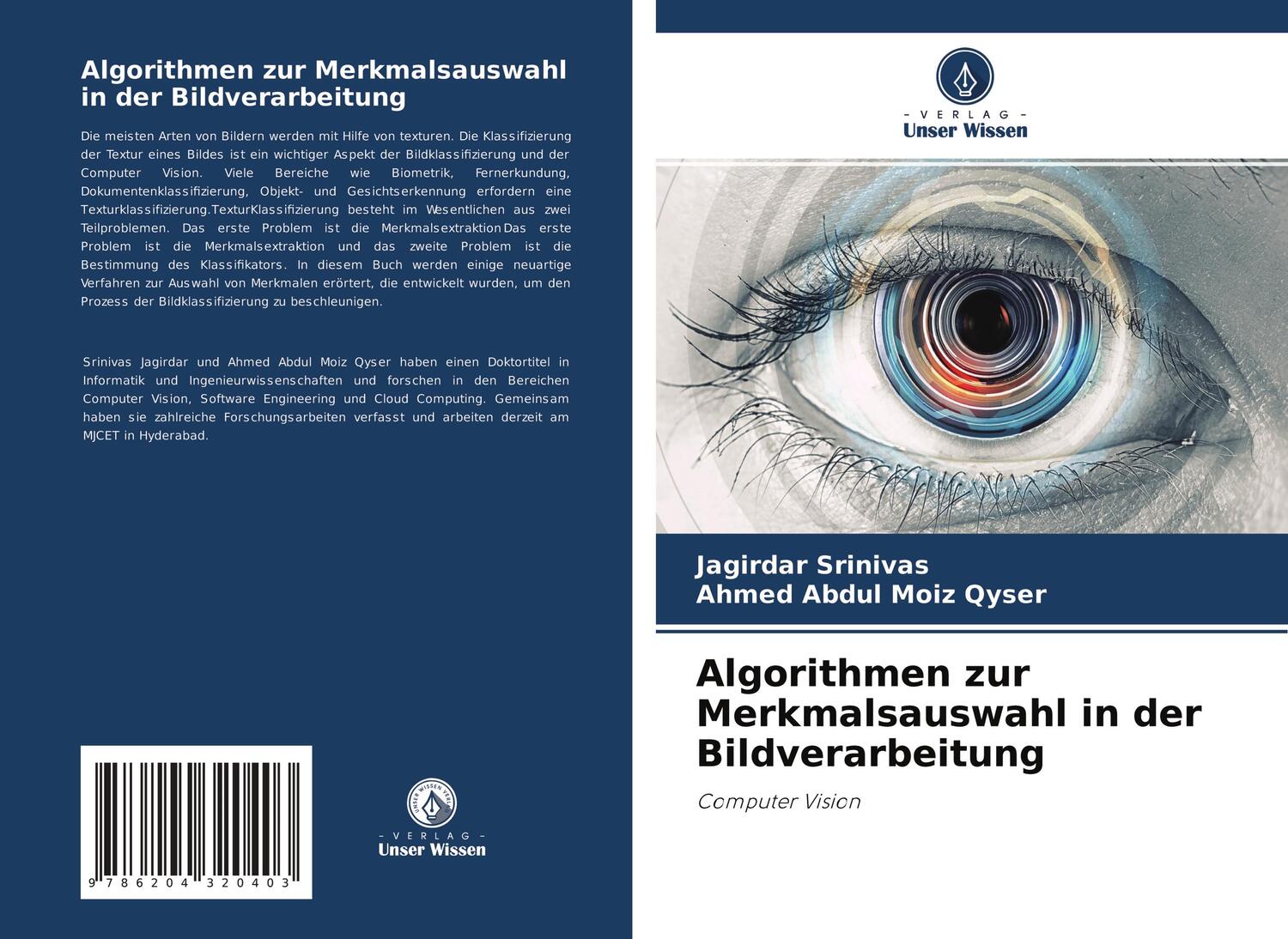 Cover: 9786204320403 | Algorithmen zur Merkmalsauswahl in der Bildverarbeitung | Taschenbuch