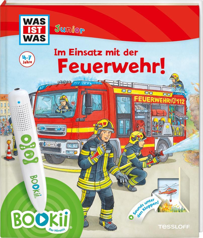 Cover: 9783788674946 | BOOKii® WAS IST WAS Junior Im Einsatz mit der Feuerwehr! | Buch | 2020