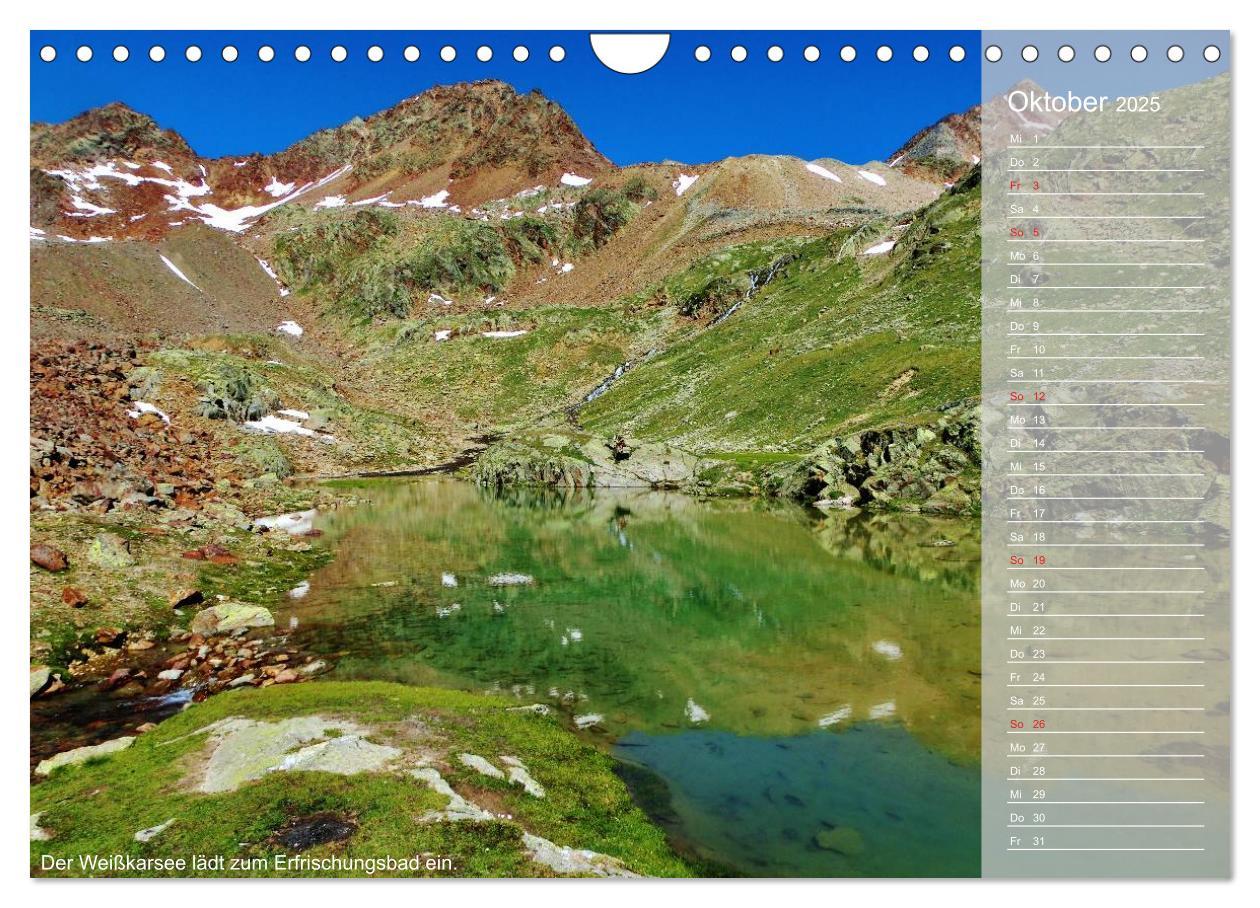 Bild: 9783435794706 | Alpenüberquerung (Wandkalender 2025 DIN A4 quer), CALVENDO...