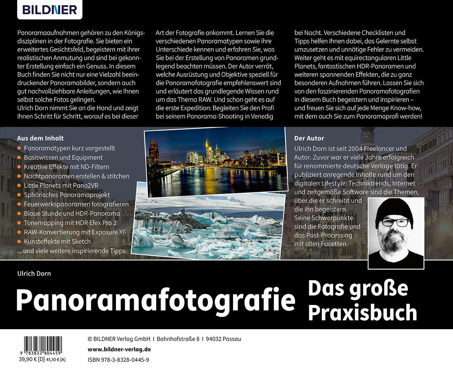 Rückseite: 9783832804459 | Panoramafotografie - Das große Praxisbuch | Dorn Ulrich | Buch | 2020