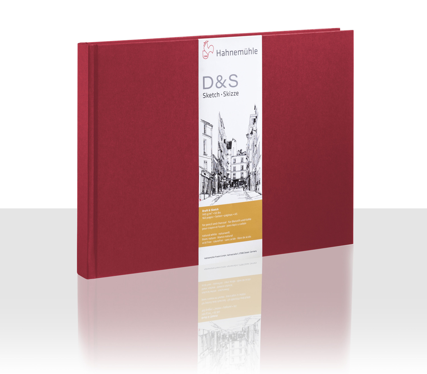 Cover: 4011367282936 | Hahnemühle Papier Skizzenbuch D&amp;S, DIN A 5 Querformat, 140 g/m² | 2023