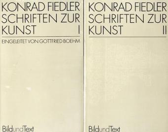 Cover: 9783770526970 | Schriften zur Kunst | Band I und II, 2 Bde, Bild und Text | Fiedler