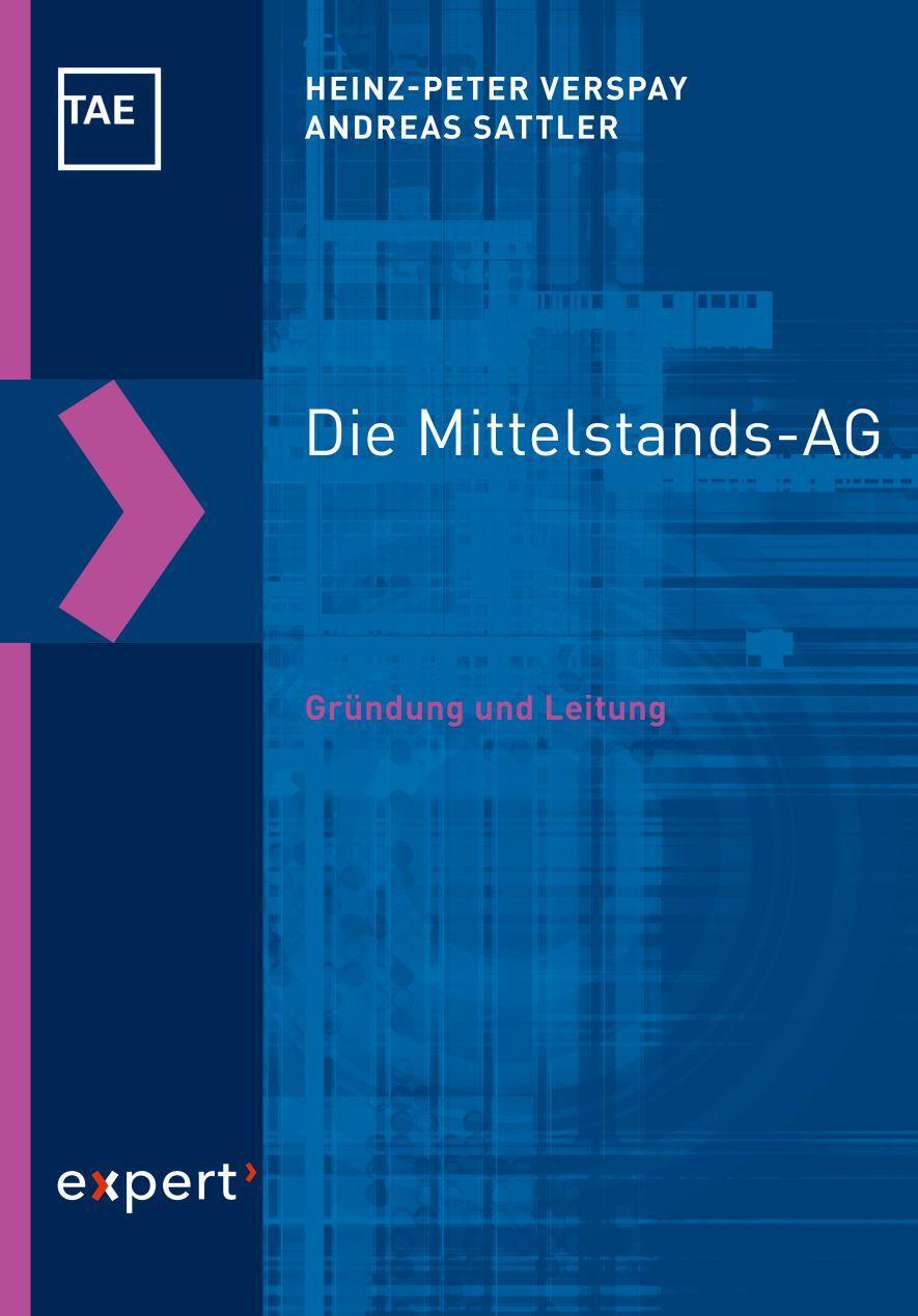 Cover: 9783816934134 | Die Mittelstands-AG | Gründung und Leitung | Verspay (u. a.) | Buch
