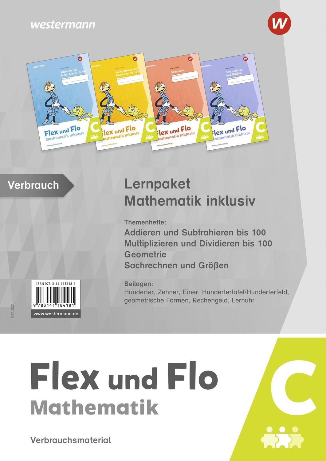 Cover: 9783141184181 | Flex und Flo - Mathematik inklusiv. Paket C | Ausgabe 2021 | Buch
