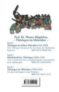 Rückseite: 9783932554490 | Thüringen im Mittelalter 2. Mittelalterliches Thüringen 1024 - 1130