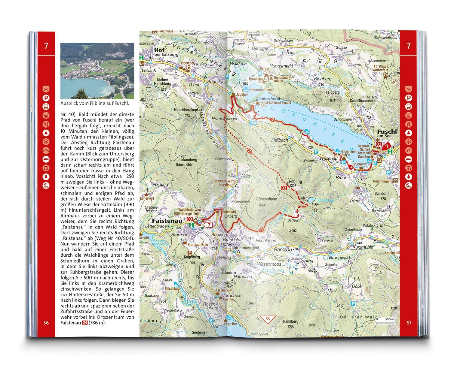 Bild: 9783991212010 | KOMPASS Wanderführer Salzkammergut BergeSeen Trail, 61 Touren | Buch