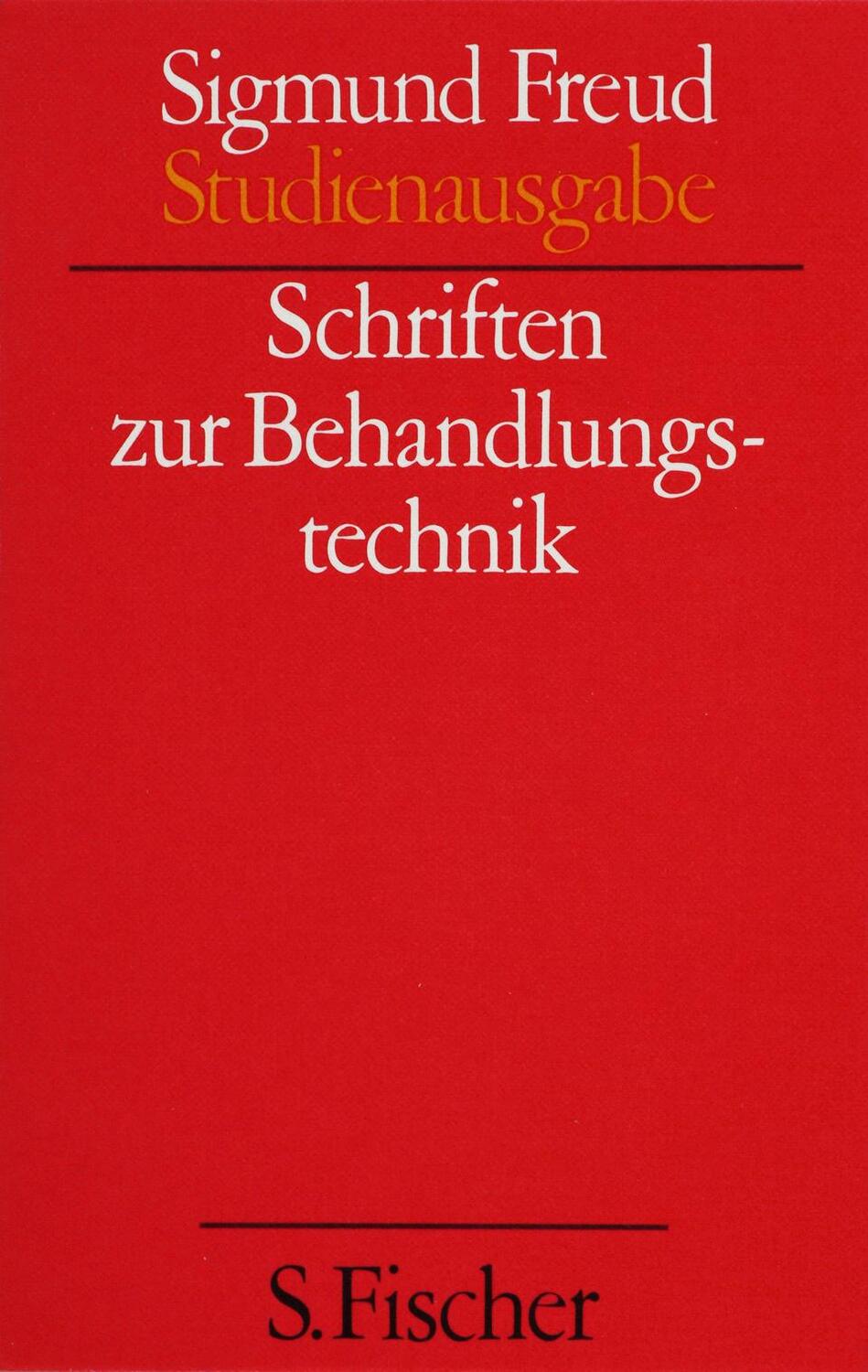 Cover: 9783108227319 | Ergänzungsband: Schriften zur Behandlungstechnik | Sigmund Freud