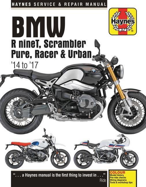 Cover: 9781785214028 | BMW R nineT (14 - 18) Haynes Repair Manual | 2014 to 2018 | Publishing
