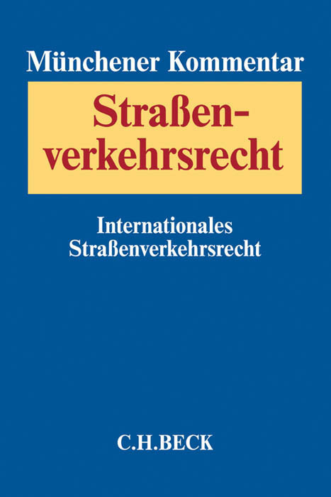 Cover: 9783406663536 | Münchener Kommentar zum Straßenverkehrsrecht Band 3 | Buse (u. a.)