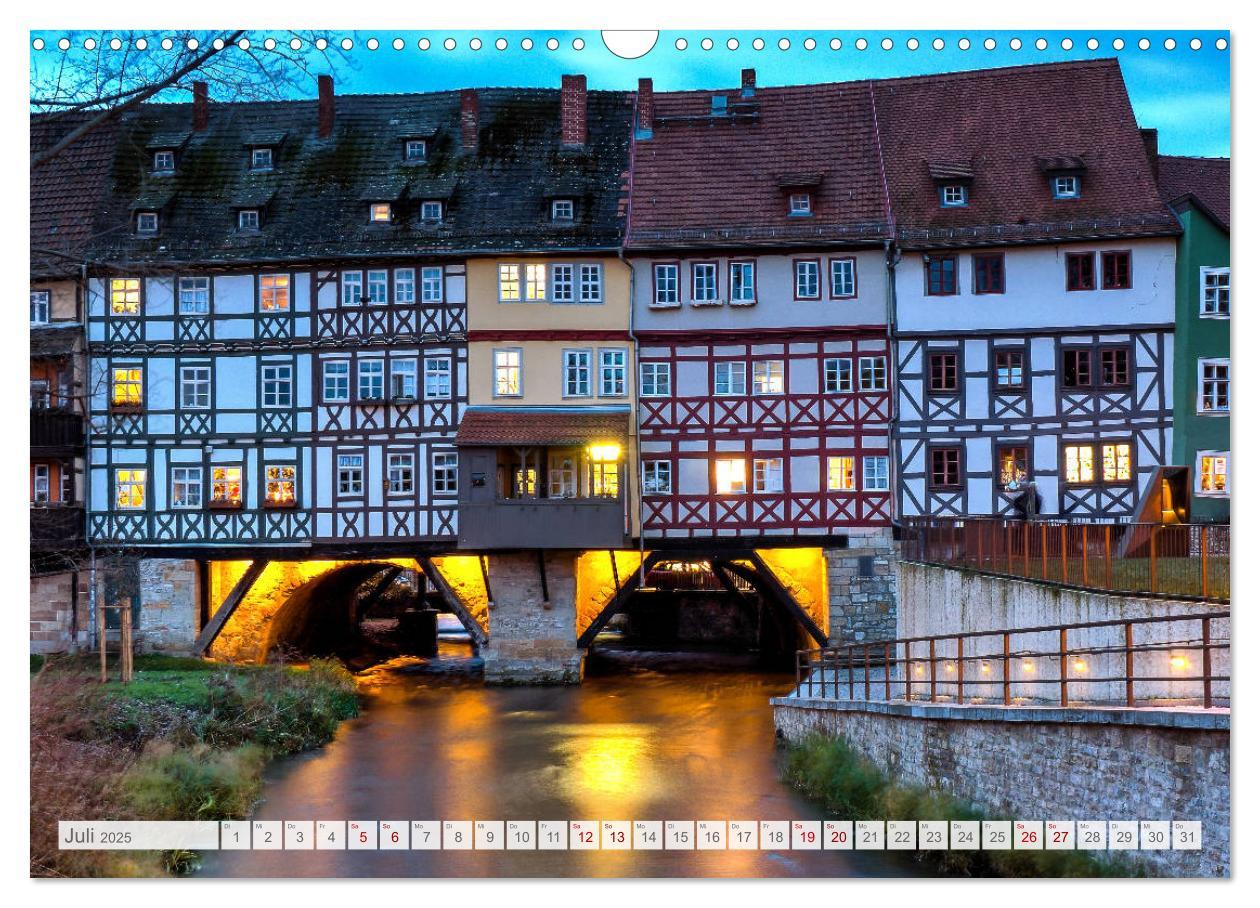 Bild: 9783435321513 | Erfurt. Perle Thüringens. (Wandkalender 2025 DIN A3 quer), CALVENDO...