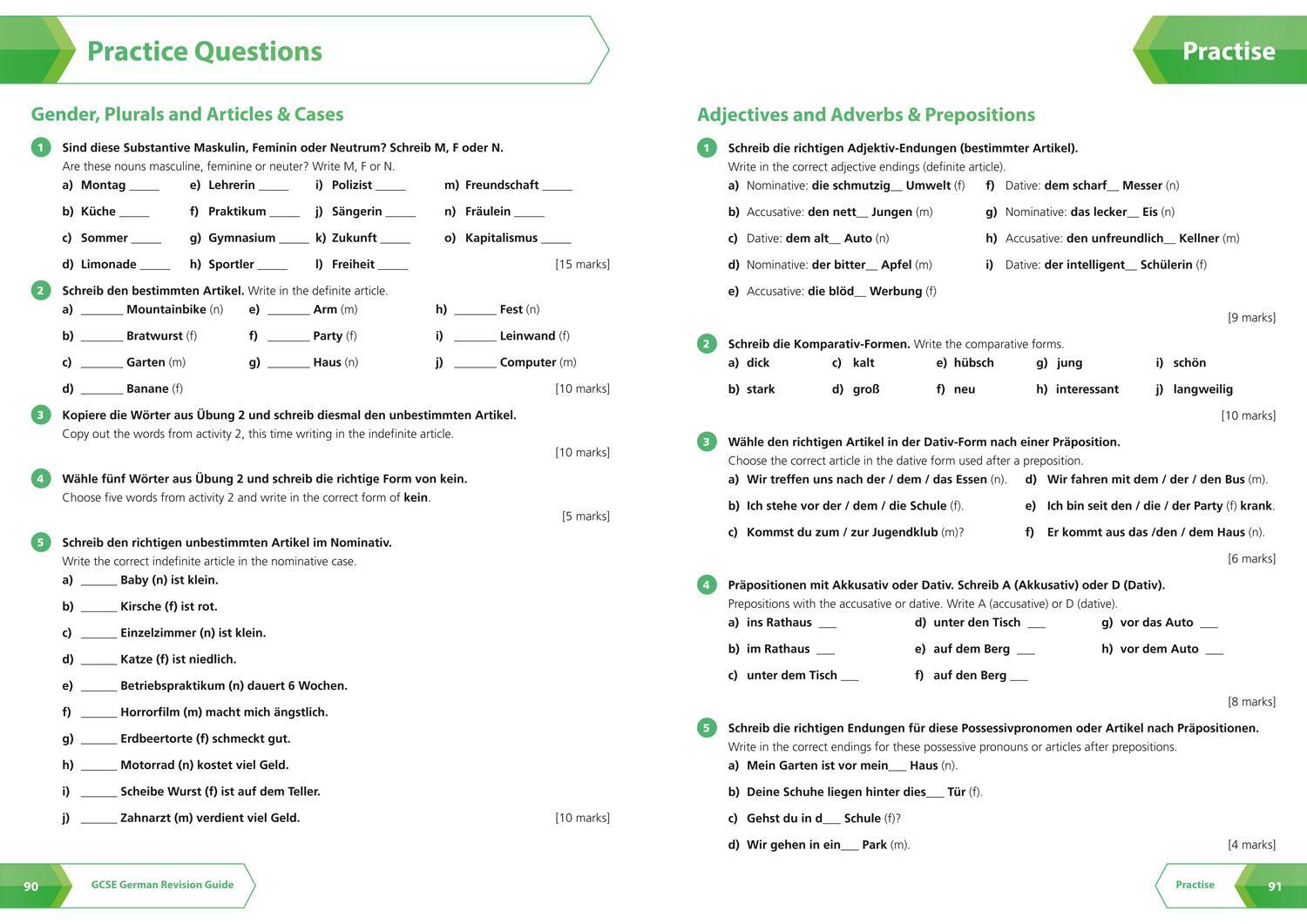 Bild: 9780008292034 | AQA GCSE 9-1 German All-in-One Complete Revision and Practice | Buch