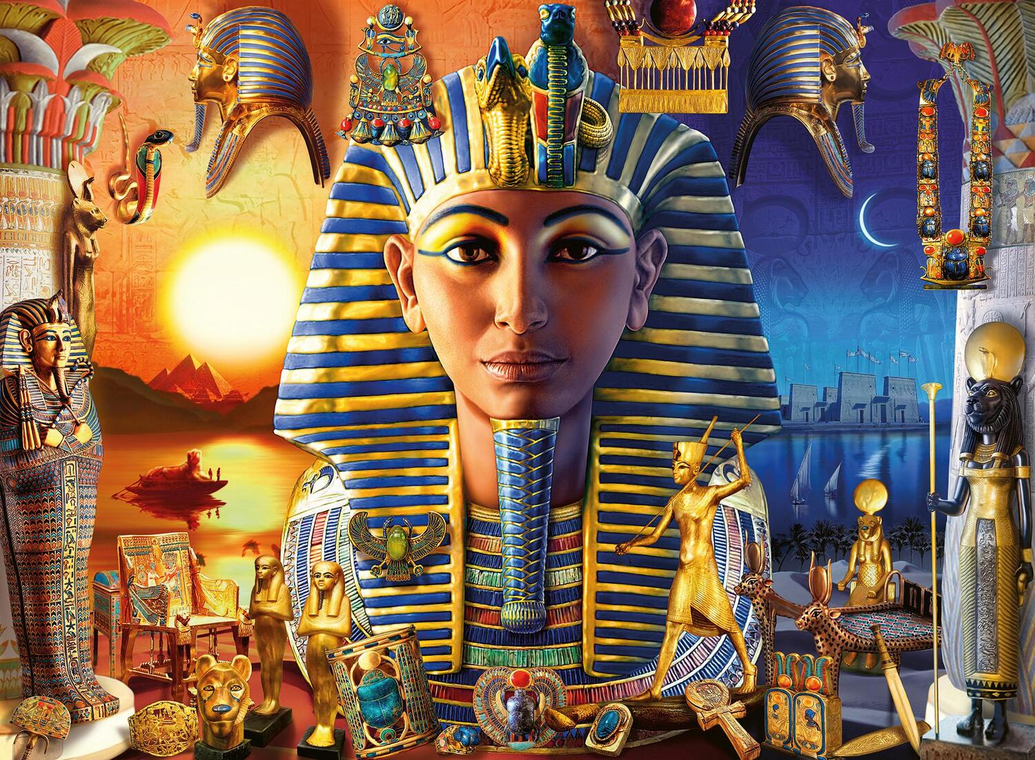 Cover: 4005556129539 | Ravensburger Kinderpuzzle - 12953 Im Alten Ägypten - Pharao-Puzzle...