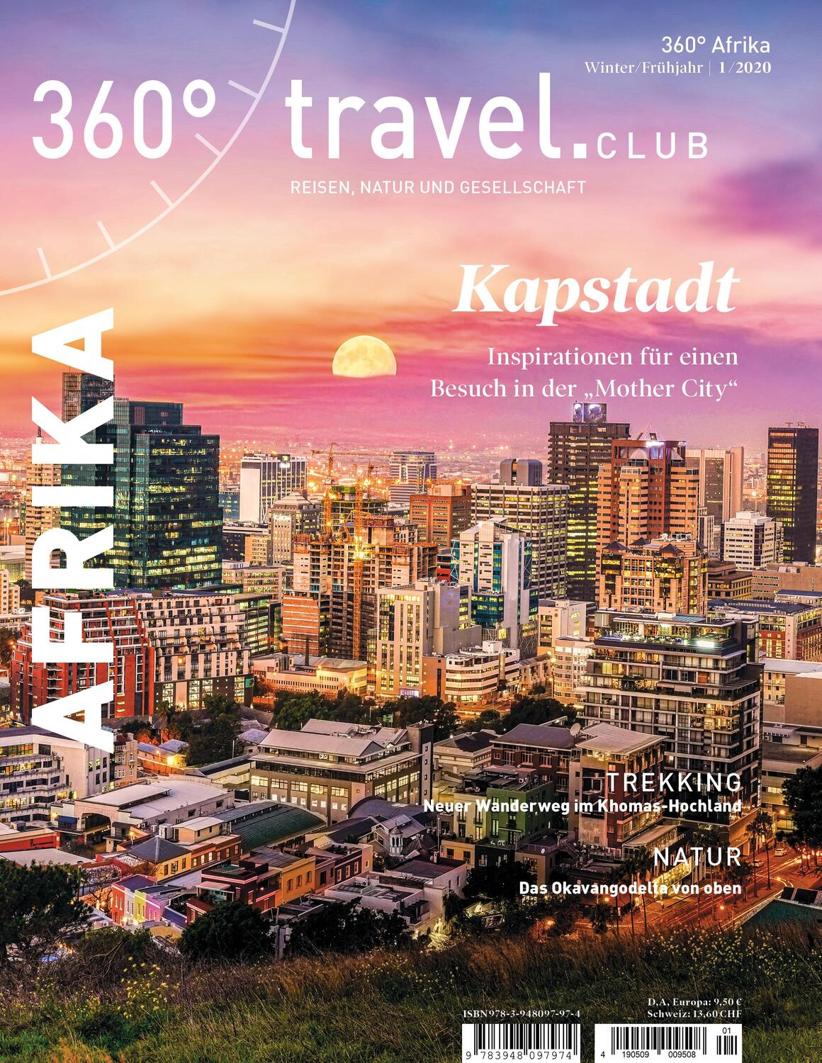 Cover: 9783948097974 | 360° Afrika - Ausgabe Winter/Frühjahr 2020 | Special Kapstadt | 2020