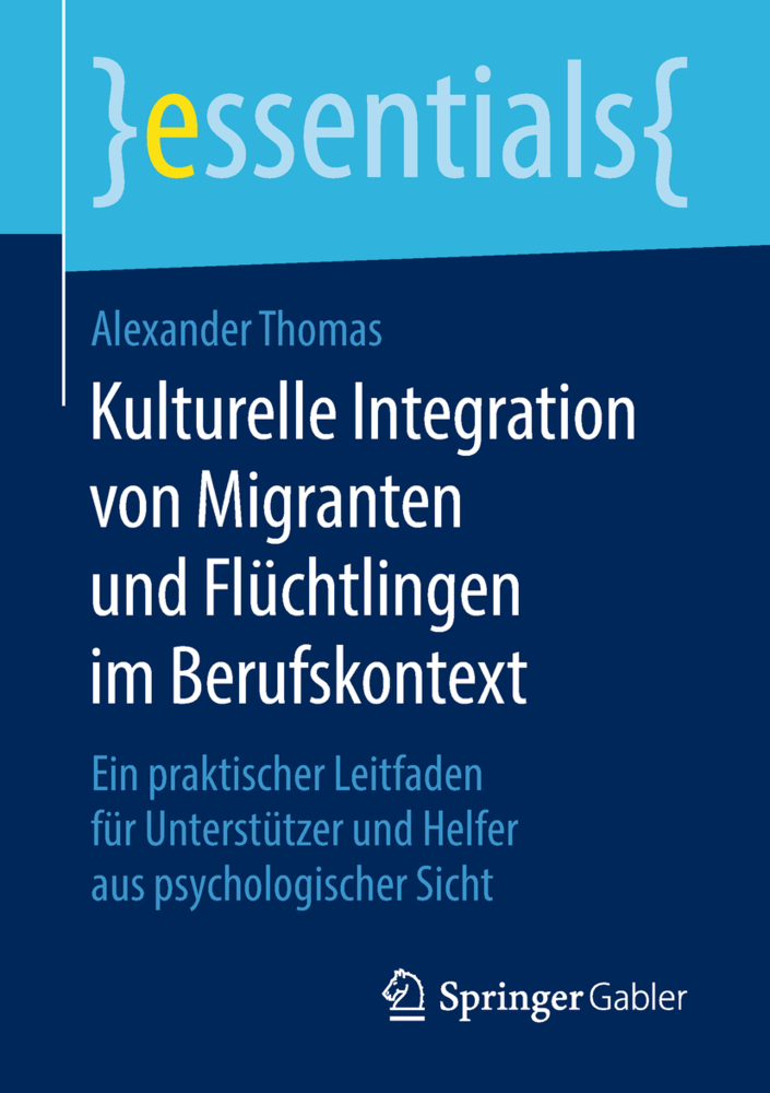 Cover: 9783658226534 | Kulturelle Integration von Migranten und Flüchtlingen im Berufskontext