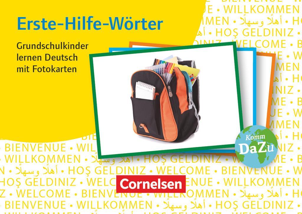 Cover: 9783589001538 | Erste-Hilfe-Wörter: Grundschulkinder lernen Deutsch mit Fotokarten