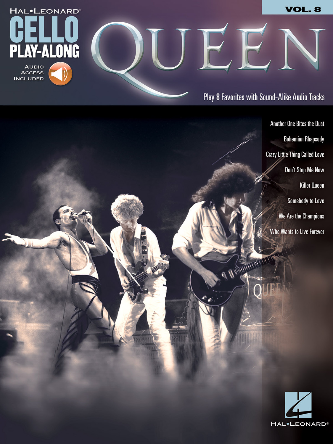 Cover: 888680670177 | Queen | Cello Play-Along Volume 8 | Cello Play-Along | 2017