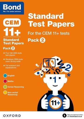 Cover: 9780192742193 | Bond 11+: CEM: Standard Test Papers: Ready for the 2024 exam | Pack 2