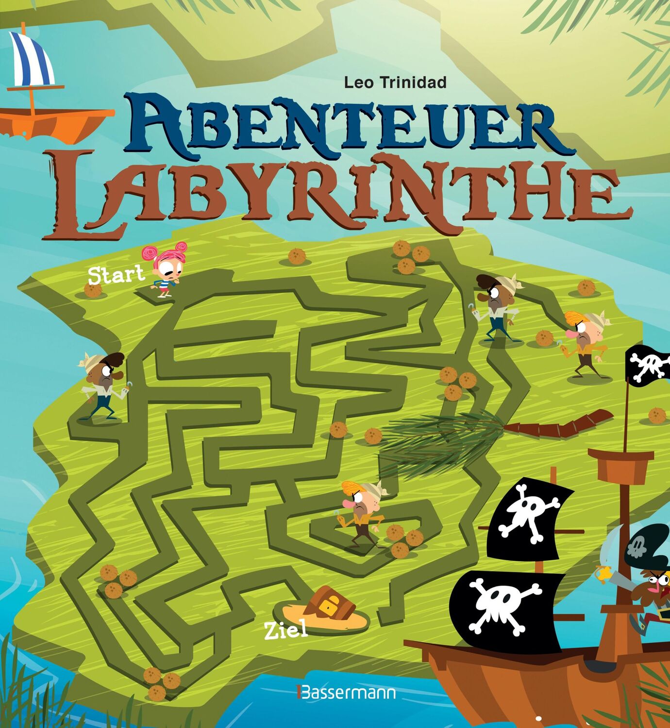 Cover: 9783809439967 | Abenteuer-Labyrinthe. Bunt und spannend. | Ab 6 Jahren | Leo Trinidad