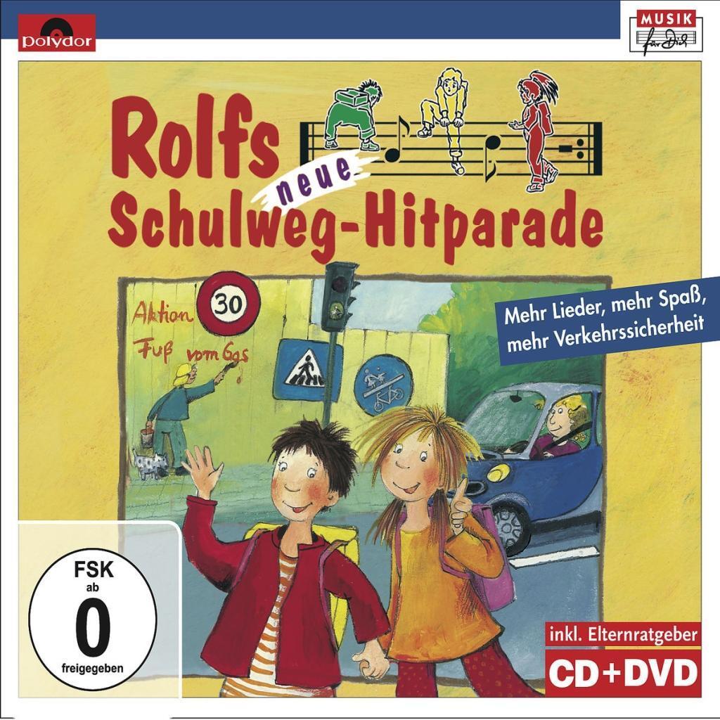 Cover: 9783829122986 | Rolfs neue Schulweg-Hitparade. CD + DVD | Rolf Zuckowski | Audio-CD