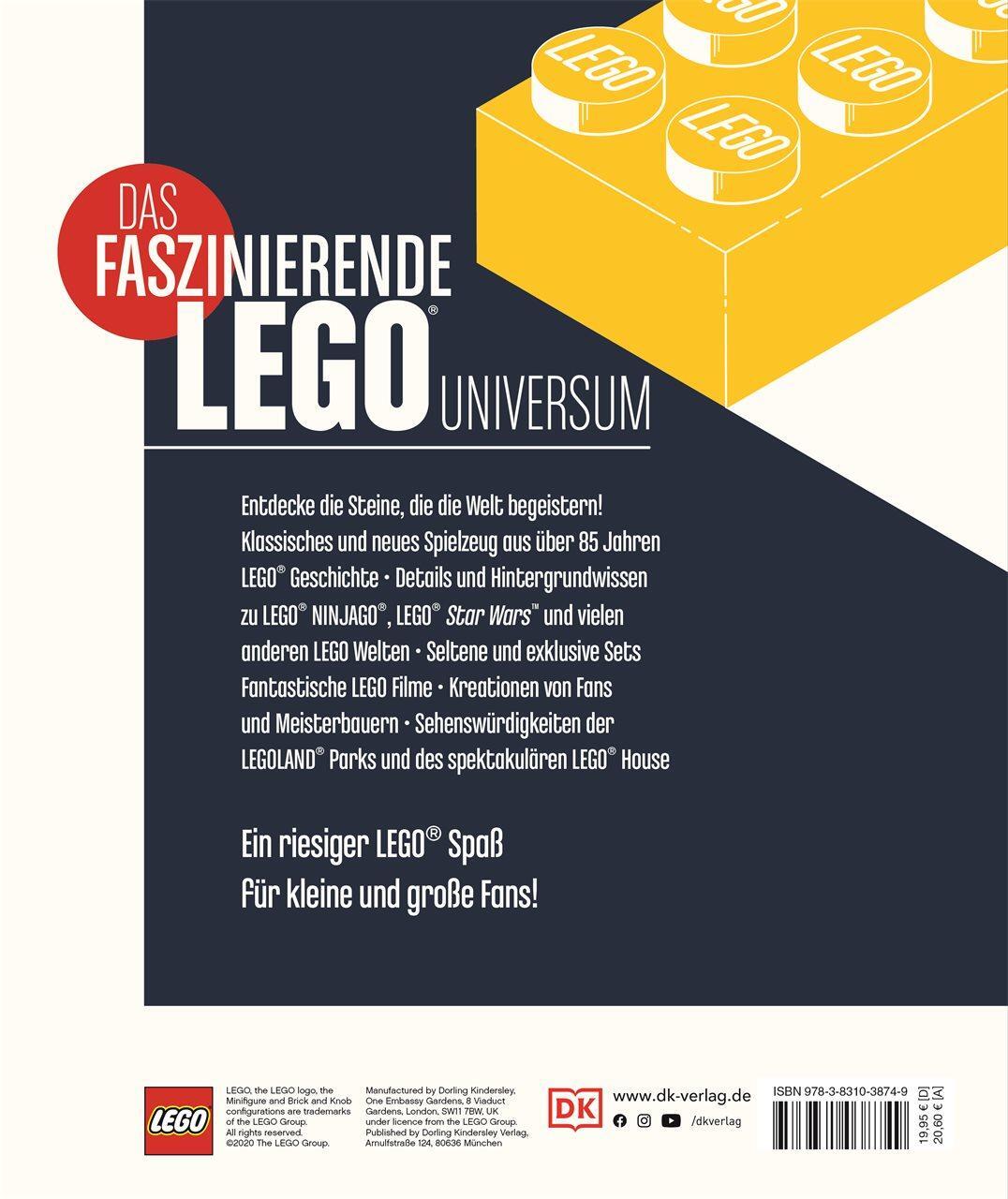 Rückseite: 9783831038749 | Das LEGO® Buch | Die ganze Welt der LEGO® Steine | Daniel Lipkowitz