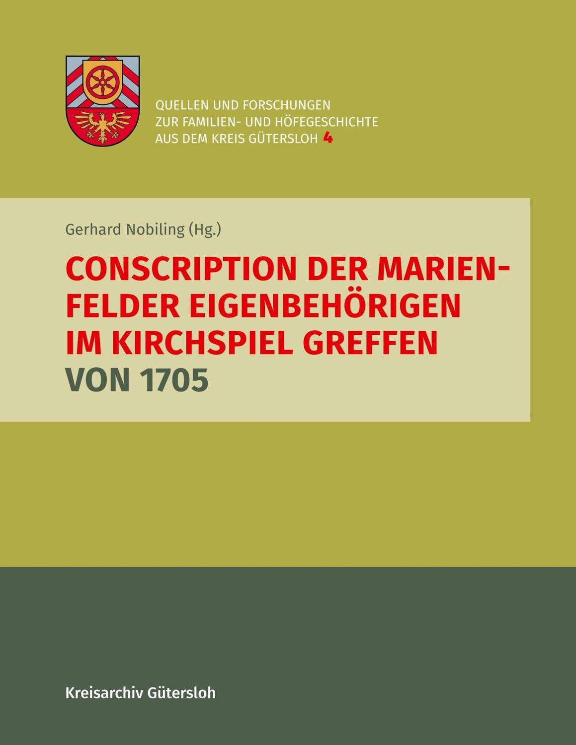 Cover: 9783759778758 | Conscription der Marienfelder Eigenbehörigen im Kirchspiel Greffen...