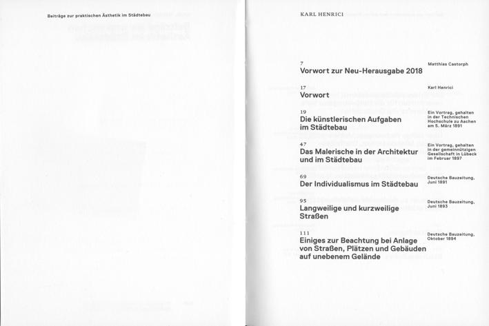 Bild: 9783943866599 | Beiträge zur praktischen Ästhetik im Städtebau | Karl Henrici | Buch