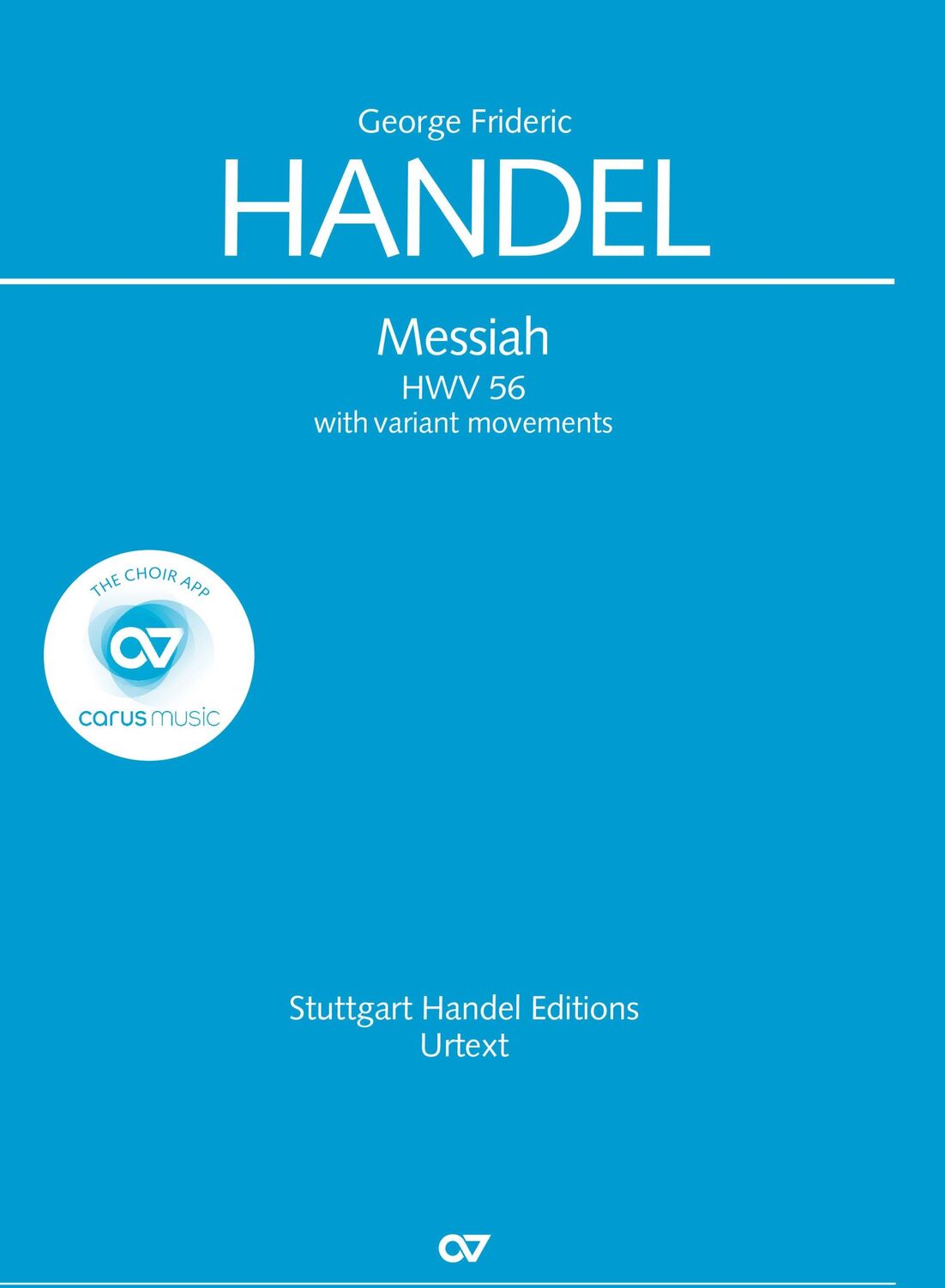 Cover: 9790007093853 | Messiah (Klavierauszug deutsch) | mit Variantensätzen. HWV 56, 1742