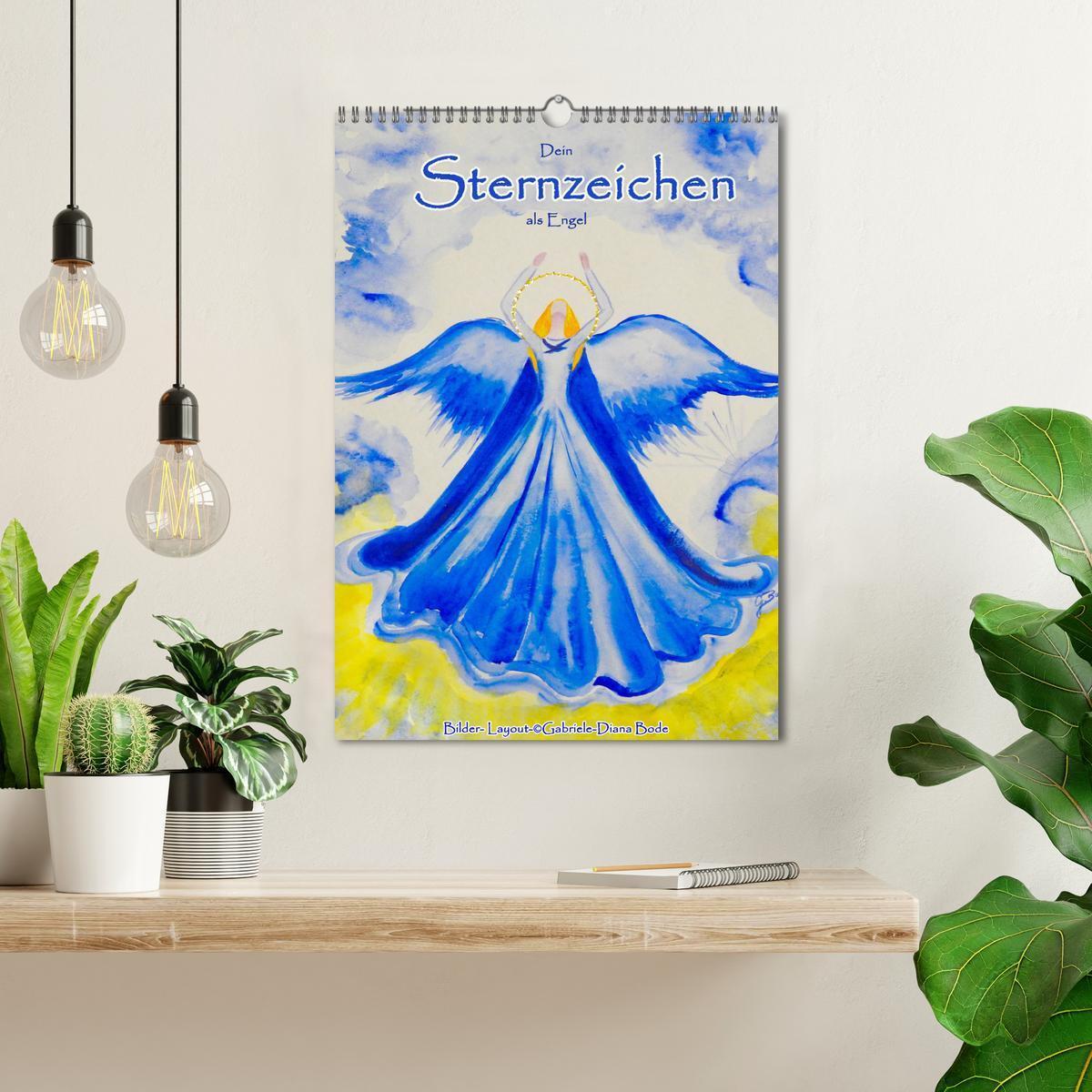 Bild: 9783435818983 | Dein Sternzeichen als Engel (Wandkalender 2025 DIN A3 hoch),...