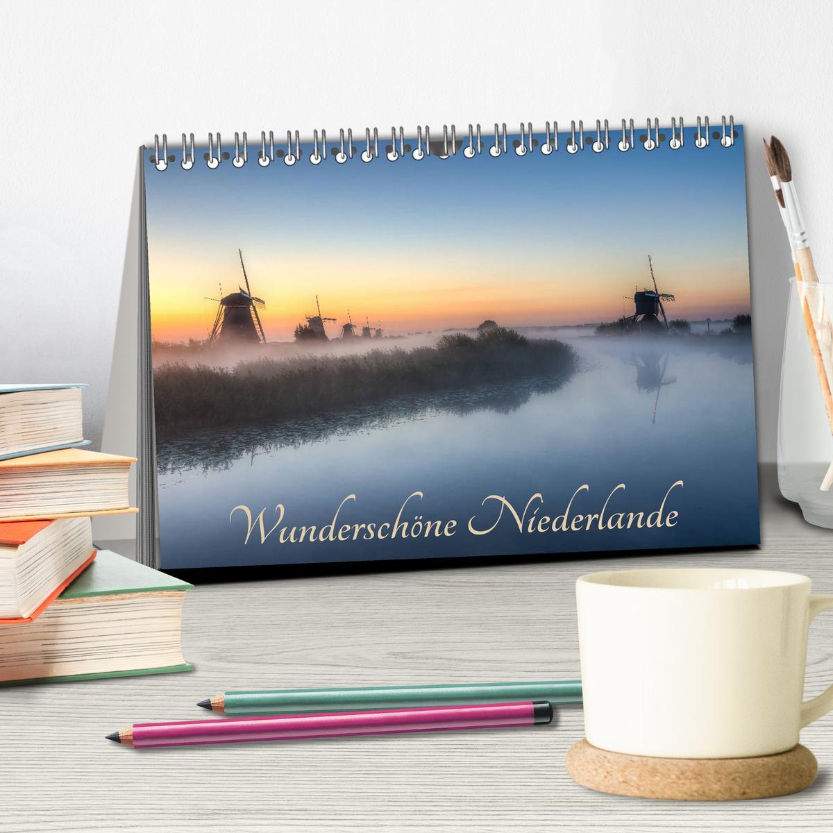 Bild: 9783435116034 | Wunderschöne Niederlande (Tischkalender 2025 DIN A5 quer), CALVENDO...