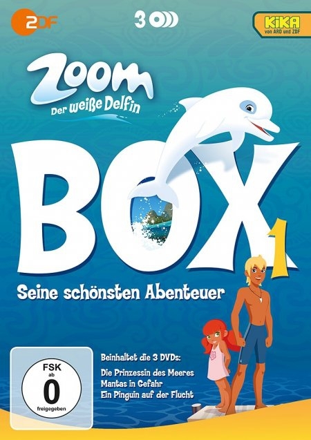 Cover: 4260193291357 | Zoom - Der weiße Delfin | Seine schönsten Abenteuer / Box 1 | Delfin