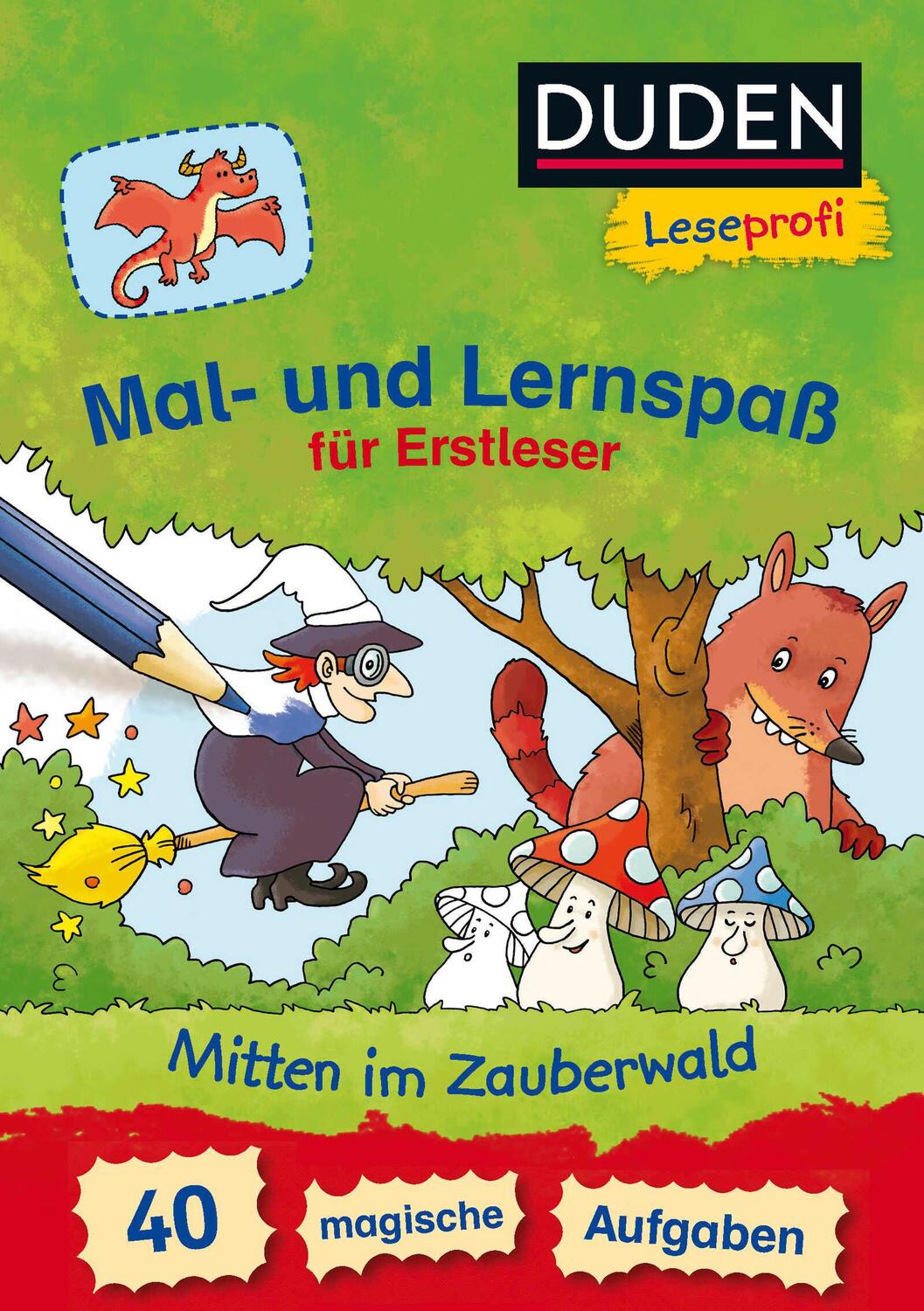 Cover: 9783737333665 | Duden Leseprofi - Mal- und Lernspaß für Erstleser. Mitten im...